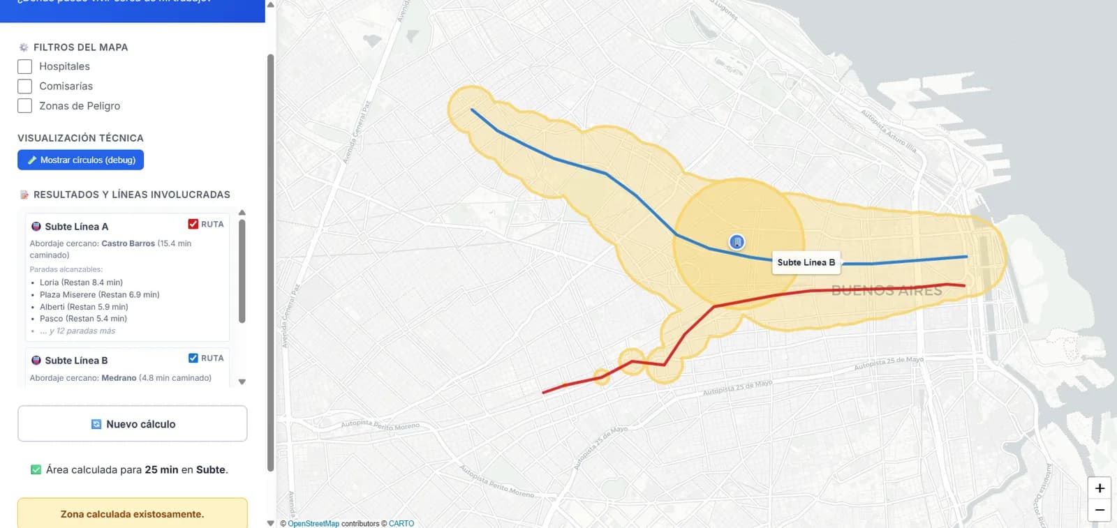 Subway routing